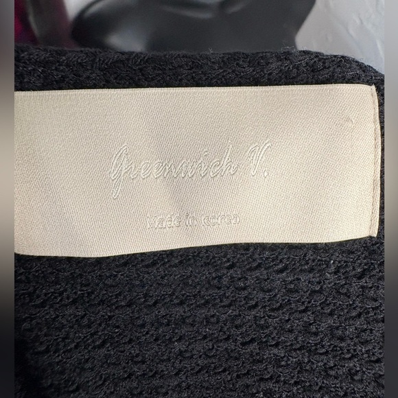 Greenwich V. Korean  style black white Collar Sleeveless Knitted vest Tank Tops - Picture 8 of 10